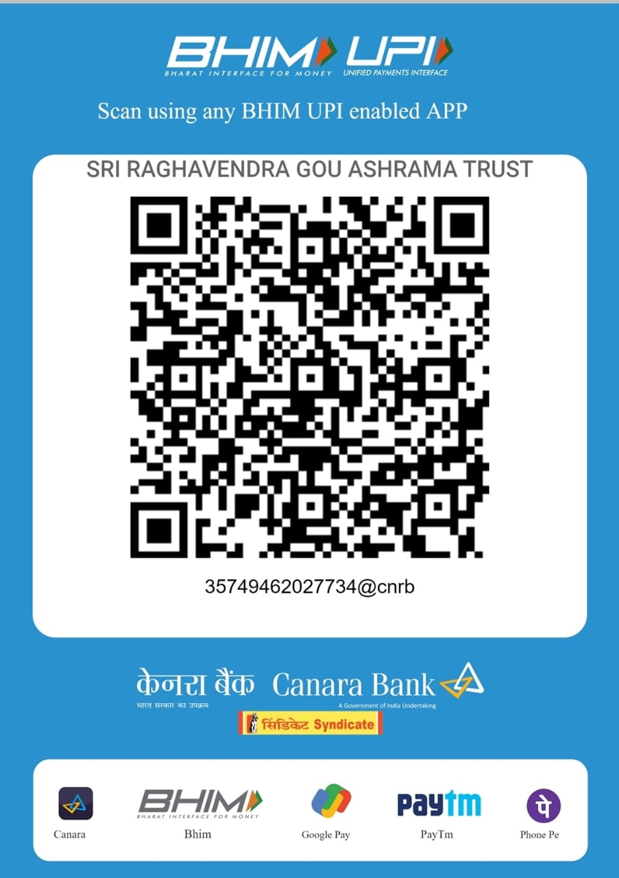 Our Gou Ashrama's QR Code